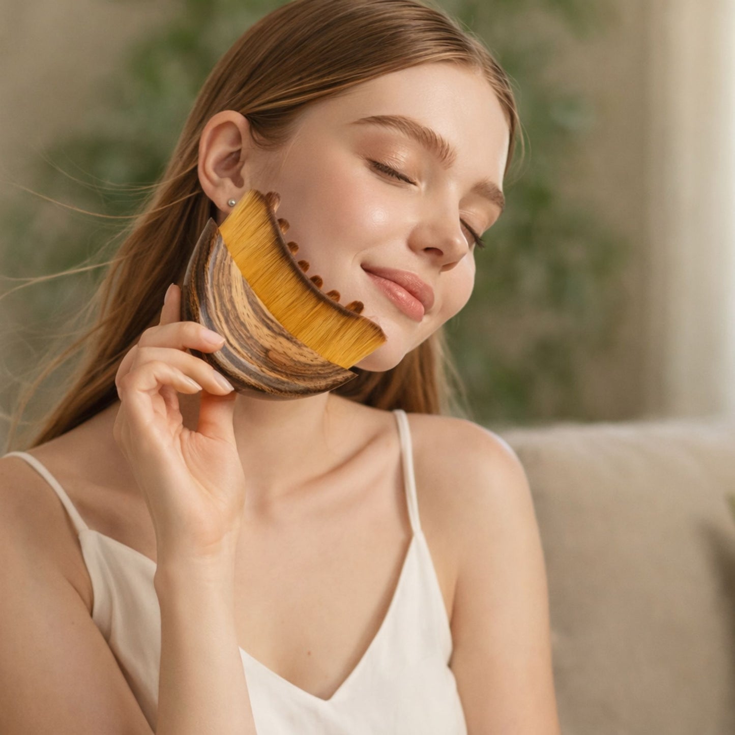 Lymphatic Contour Face Brush for Sculpting & Drainage