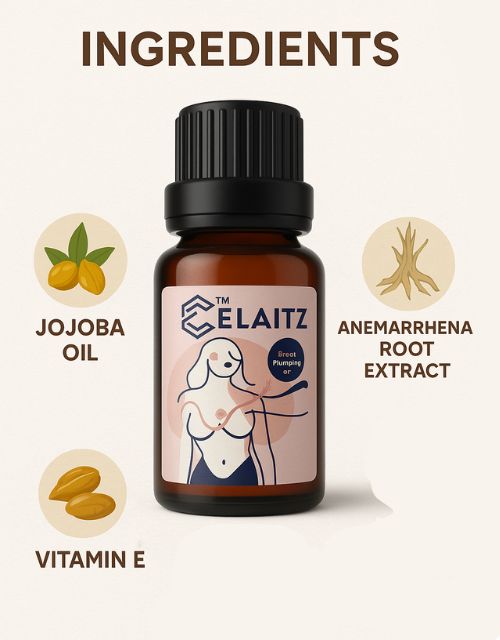 Breast Serum Oil - Breast Oil for Breast Uplift & Tightening, Chest Massage Oil