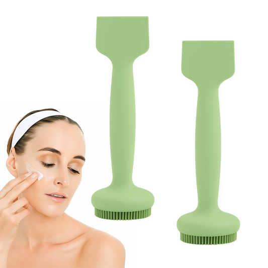 Face Brush - Double Headed Face Cleansing Brush (Pack of 2)