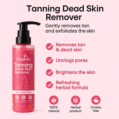 Tan Removal Cream - Tanning and Dead Skin Remover 100 ml (Pack of 2)