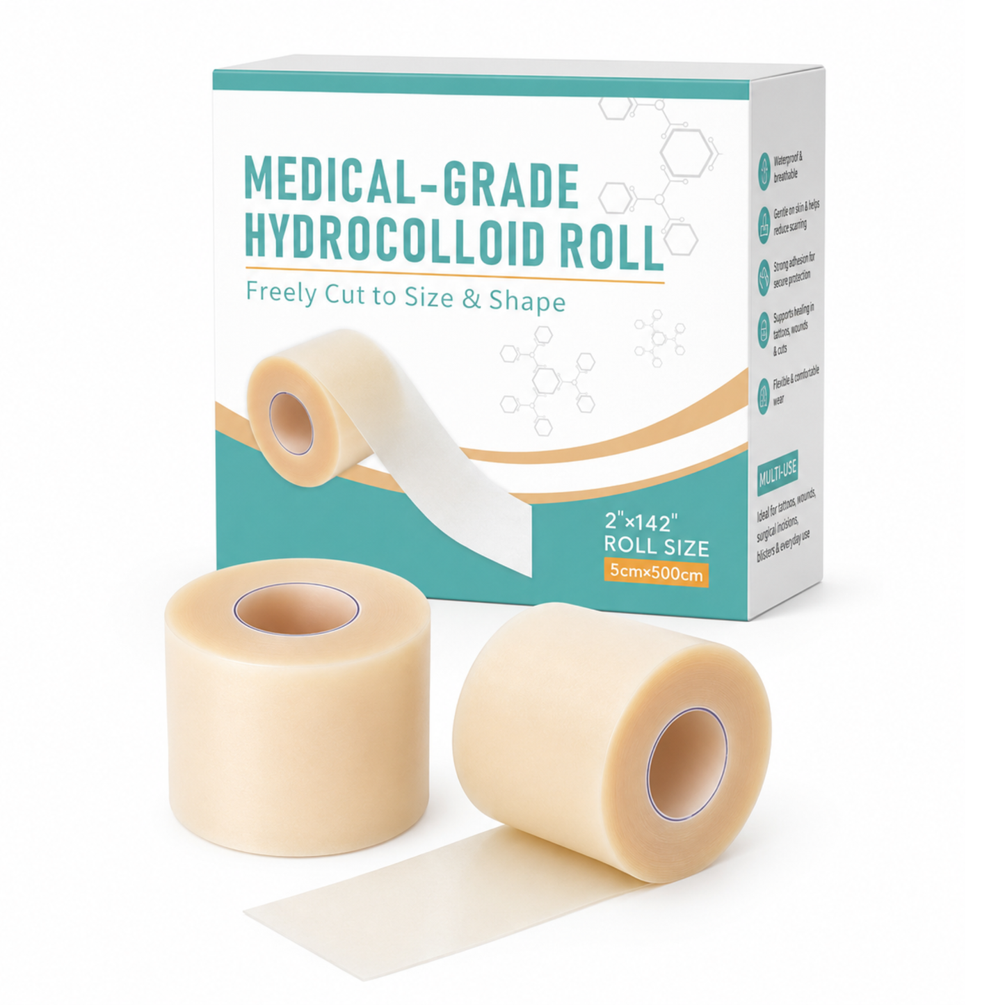 Hydrocolloid Roll (5cm × 16 Feet)