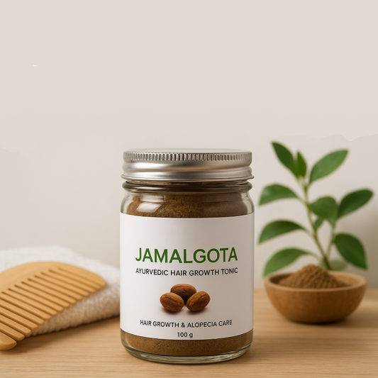 Jamalgota Ayurvedic Hair Growth Powder (Pack Of 2)