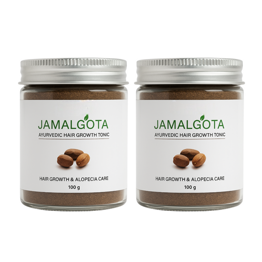 Jamalgota Ayurvedic Hair Growth Powder (Pack Of 2)