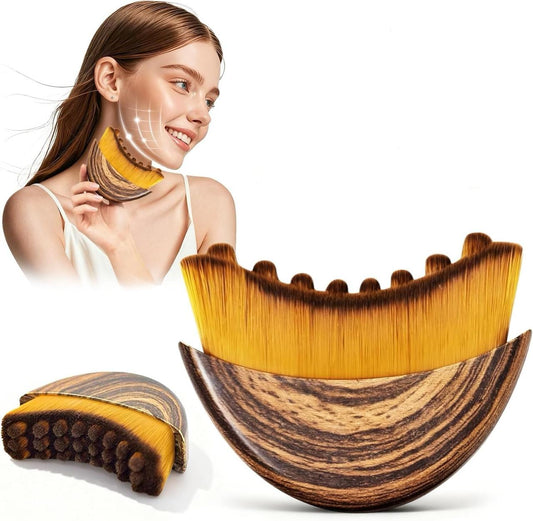 Lymphatic Contour Face Brush for Sculpting & Drainage