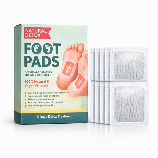 Foot Pads - Herbal Detox Foot Patches, Feet Pads for Body Detox - 10 Pcs