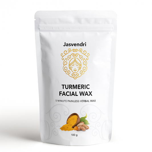 Turmeric Facial Wax Powder – Gentle Hair Removal (100g)