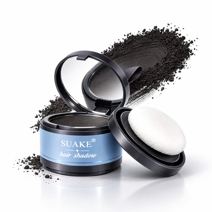 Root Touch Up Powder – Natural Black, Covers Up Greys & Bald Spots - 4 g